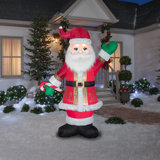 Airblown-Mixed Media-Luxe Santa Inflatable