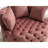 Classical Living Room Chair In Pink, Velvet Foam, American Design Style Modern Pink Accent Chair, Foam Filled For Area,-1100537207-1100537205