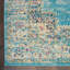 Tapis oriental bleu clair / ivoire Abbate-1355202567