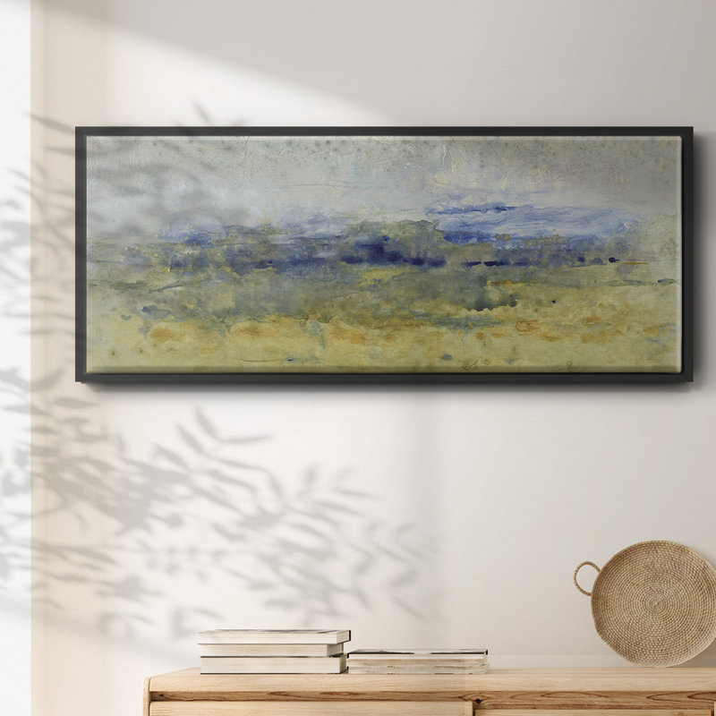 Open Terrain II- Framed Canvas