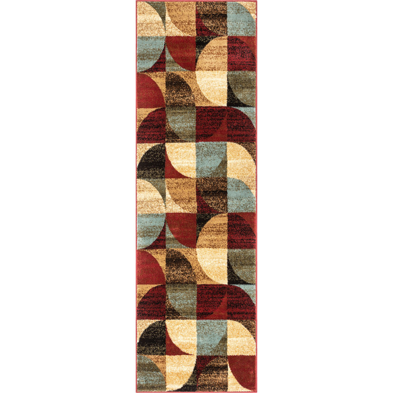 Carleene Geometric Indoor Rug, Runner 2'3" x 7'3"