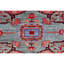 High-Quality Hand-Knotted Blue And Red Area Rug