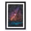 Stars Over The Ocean Painting - Framed Print-56922663-56922664