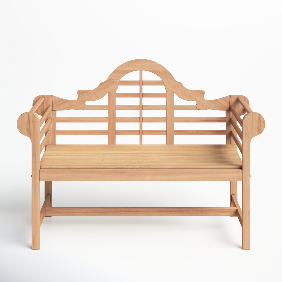 Bea Teak Outdoor Patio Garden Bench Birch Lane™