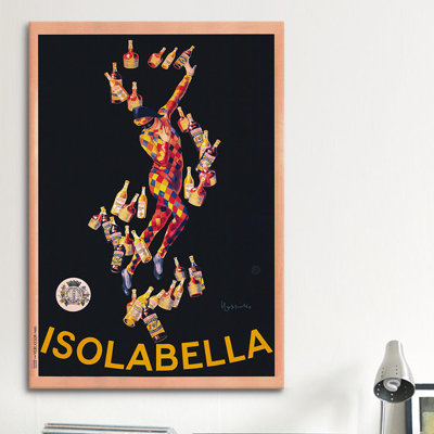Publicité rétro isolabella sur toile