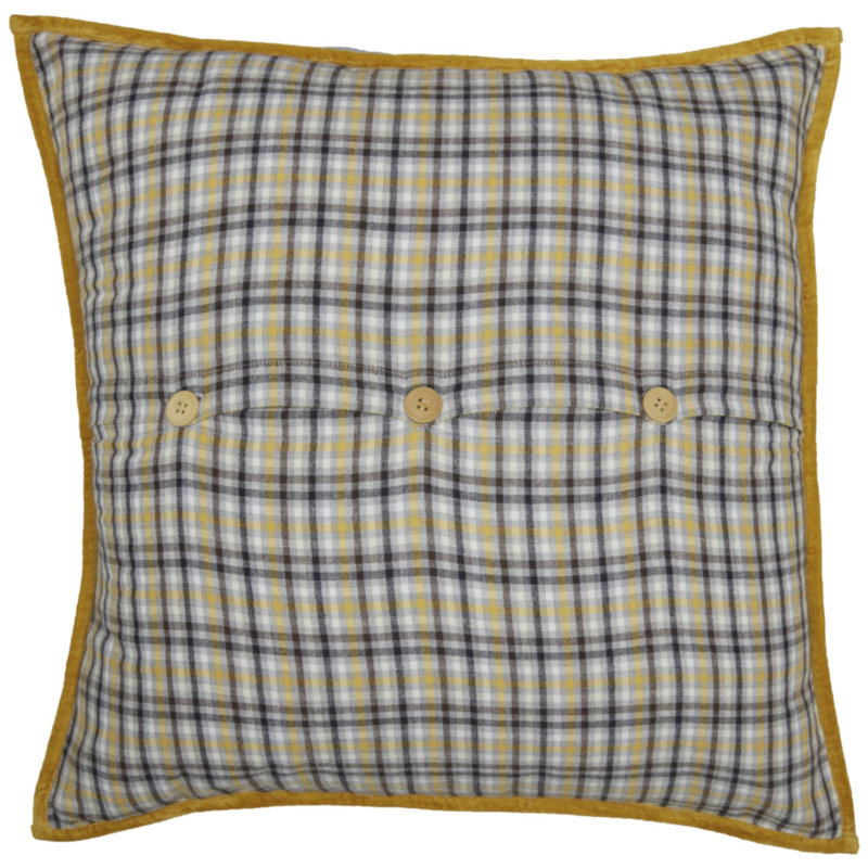 Cotton Plaid Sham Set