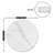 Sintered Stone Round Beveled Edge Table Top-102555400-102555401