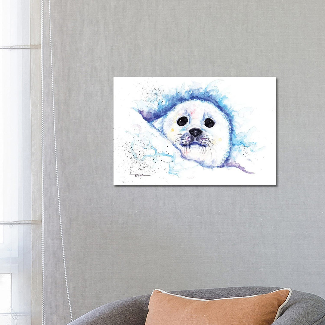 Pup - Floater Frame Gallery-Wrapped Canvas Giclée on Canvas