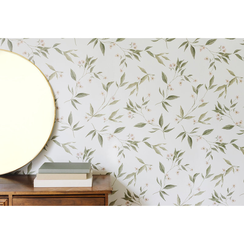 Floral Wallpaper, Pre-Pasted