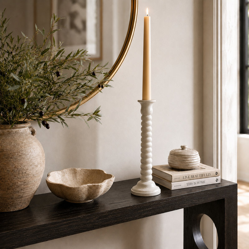 Grand porte-bougie Calcimine, Grand