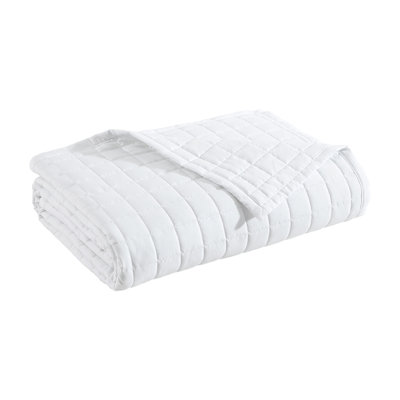 Lux California Square Geometric Quilted Blanket