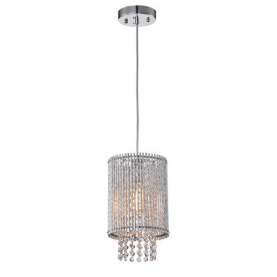 Luminaire suspendu à cylindre simple 1 lumières Myrick