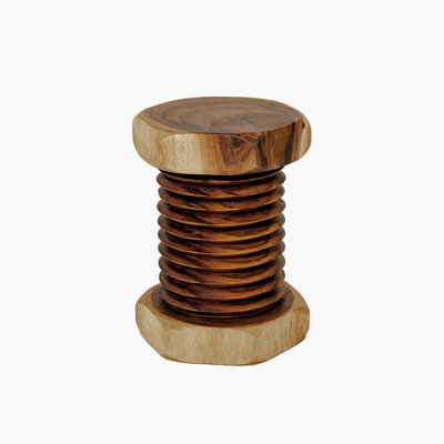 Burruss Solid Wood Accent Stool
