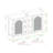 Transitional 58" 2-Door Sideboard With Arched Rattan Panels-1344021677