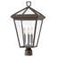 Tête de lanterne câblée à 1 lumière H 20,25 po Alford Place-52601816