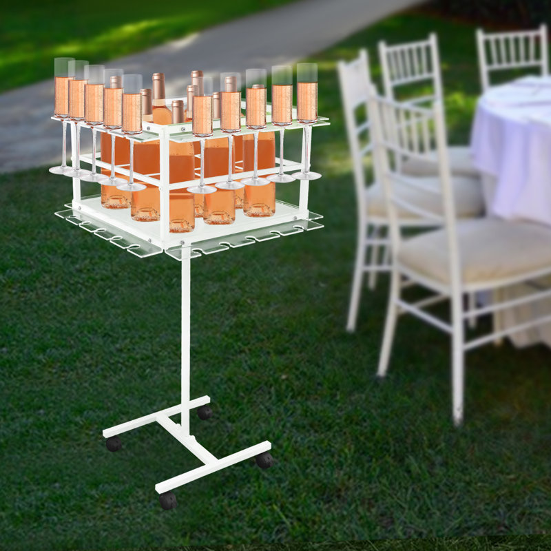 Support à champagne à 2 niveaux