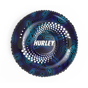 Hurley 36" Snow Tube Abstract Blue Swirl Design