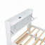 Lit en bois avec tête de lit avec prises de courant, lit extensible avec lit gigogne et trois tiroirs de rangement-167106499-167106498