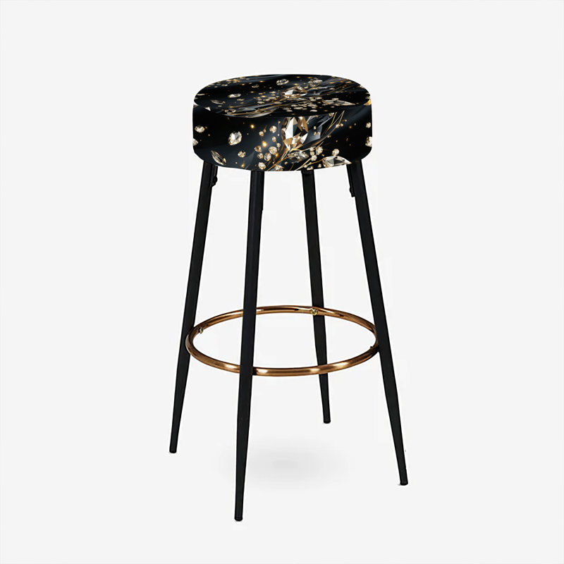 Ensemble de 2 tabourets de bar Glamour