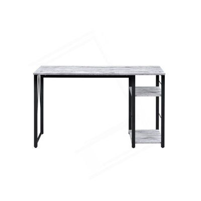 Versatile Weathered Writing Desk With Innovative Design For Productivity