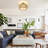 Naytahwaush Rattan Flush Mount