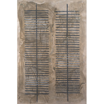 Corrugated Columns I by Michael Willett - Wrapped Canvas Print