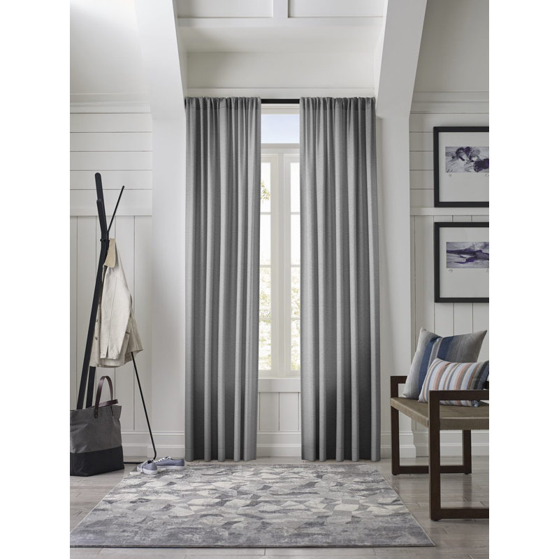 Sunbrella® Laurel Indoor/Outdoor Sheer Curtain, 50" W x 84" L