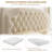 Upholstered Canopy Bed Frame with Tufted Headboard, Nailhead Trim, No Box Spring Needed-1743365752-1743365753