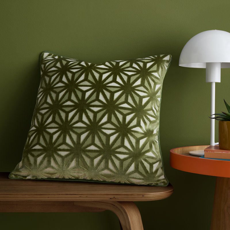 Geometric Green Cushion, Cushion Cover