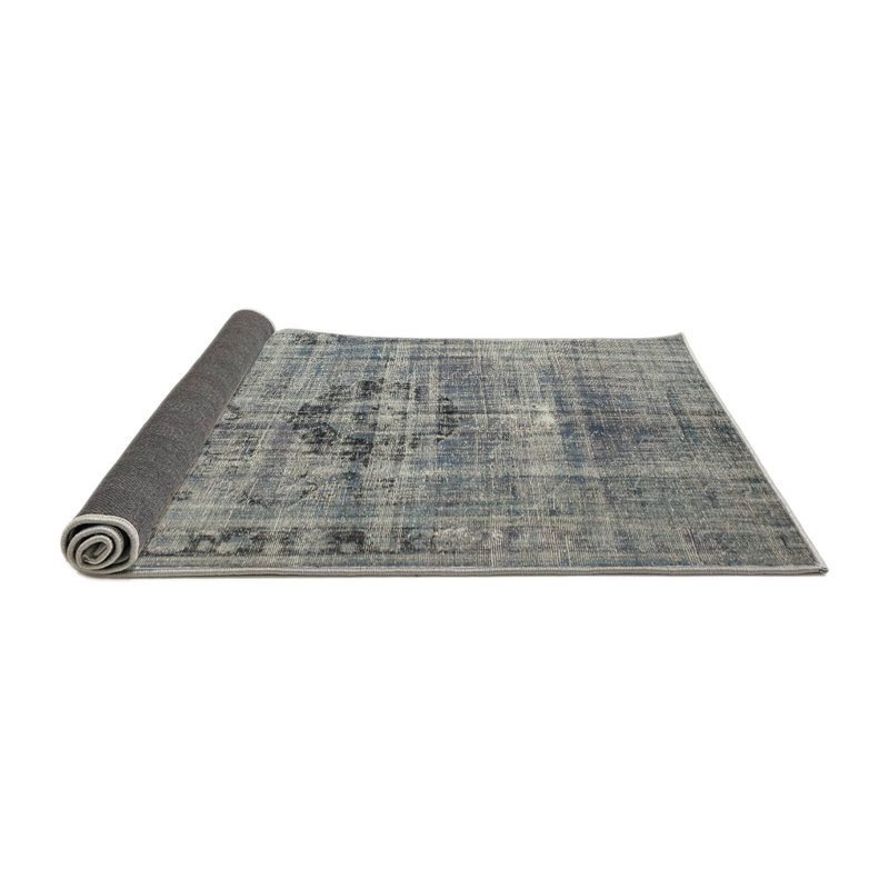 Tapis brun éclairage traditionnel/vert light Nikias, Rond 5 pi