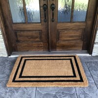 Modern Landscape Contemporary Non-Slip Outdoor Door Mat Winston Porter Mat Size