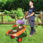 Chariot utilitaire de jardin sur roulettes 2 roues