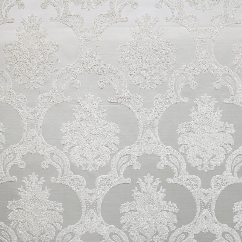 Textured Faux Silk | Katherine Fabric_KATHERINE, White