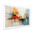 White Single Picture Framed