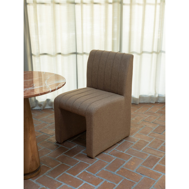 Chaise de salle à manger Sally brun clair, Brown