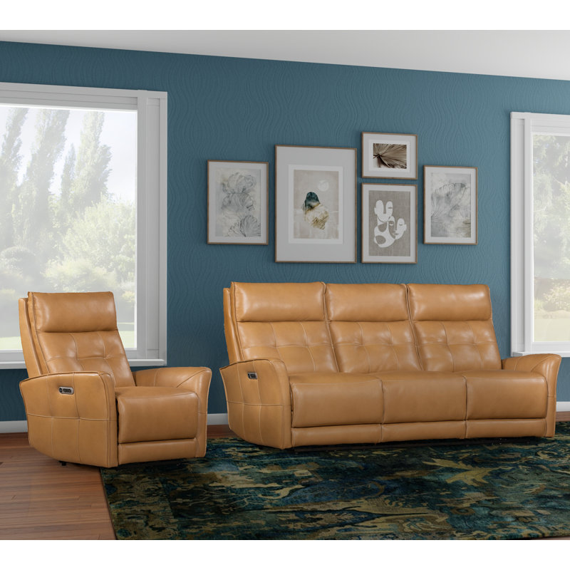Causeuse et fauteuil inclinable Jordann, 2 pièces: canapé, fauteuil inclinable