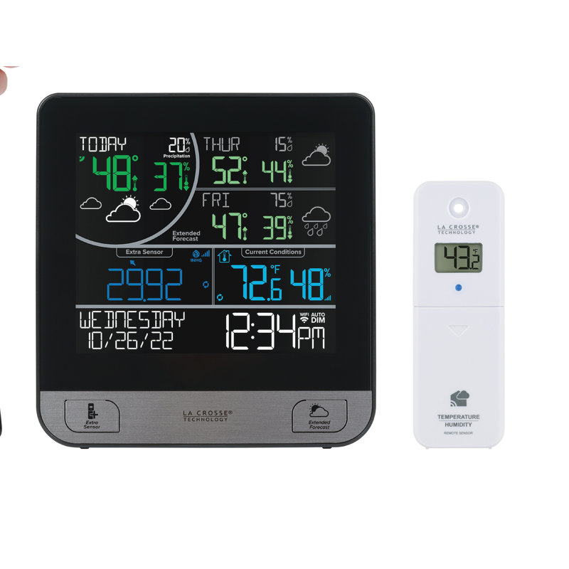 Digital Wi-Fi Weather Station with 3-Day Forecasting and Bonus Display