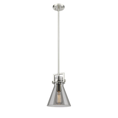 Coterie Single Light Glass Dimmable Pendant