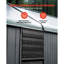 Ventilateur d'extraction avec obturateur mural-126182644