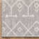 Marshanna Geometric Lattice Light Grey Indoor / Outdoor Area Rug