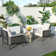 Hudson 3-Piece Patio Sets With End Table
