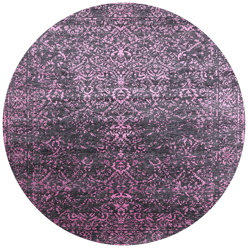 Amaras Oriental Indoor Rug, Round 6'