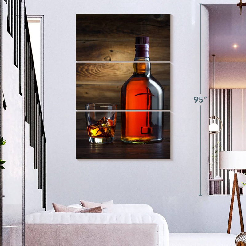 Yarlin Whiskey Bottle, 38" H x 24" W