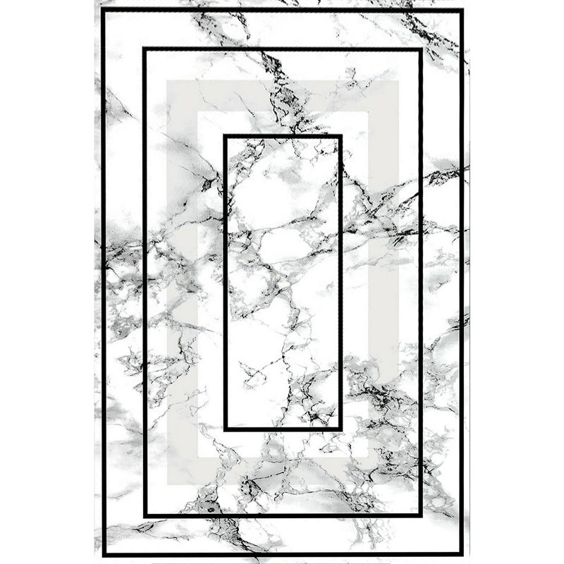 Geometric Indoor Rug, Runner 80 x 200cm