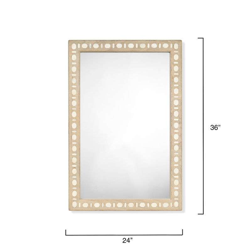 Sama Solid Wood Rectangle Wall Mirror