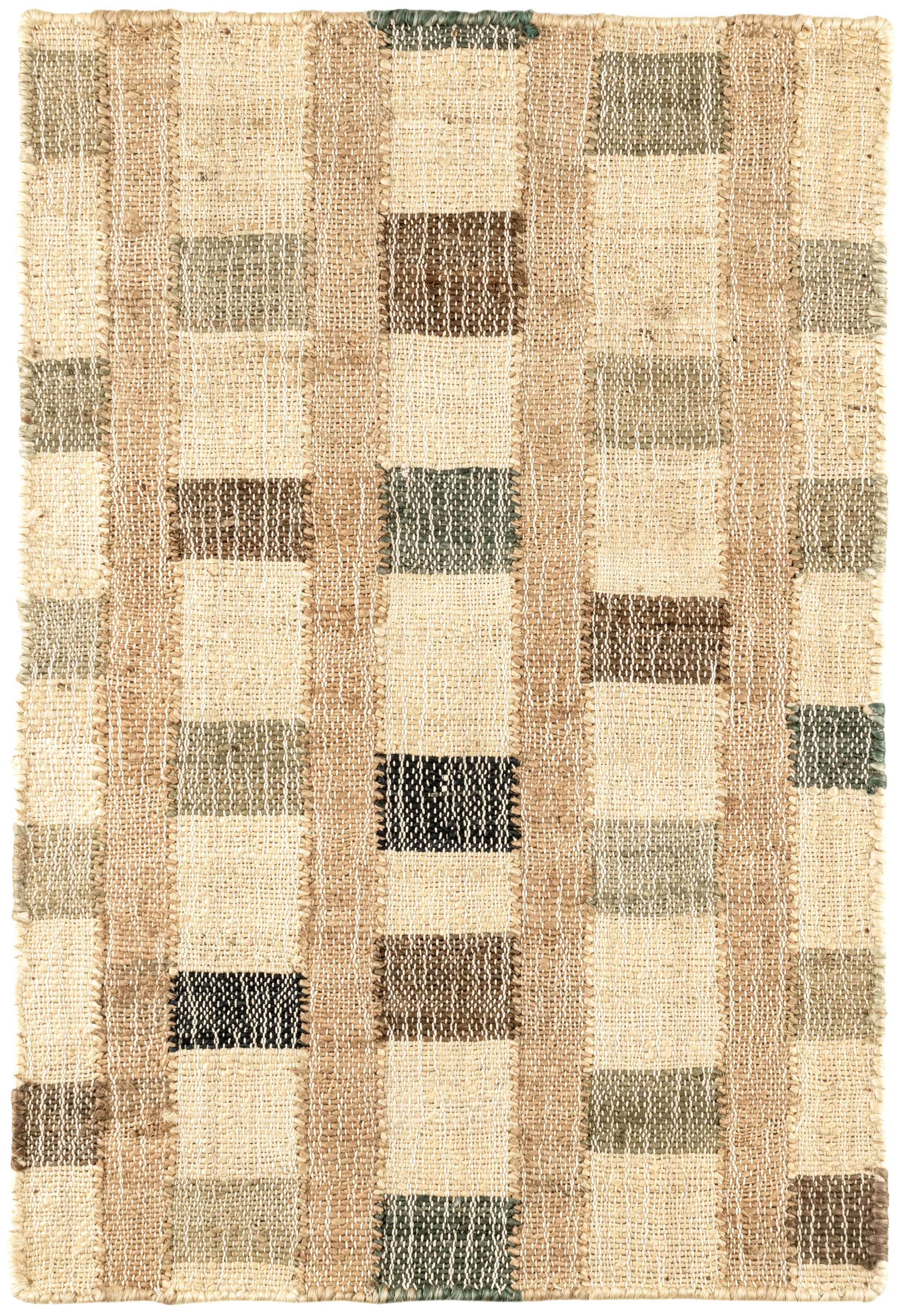 Dash and Albert Rugs Mosaic Blue Handwoven Jute Rug & Reviews - Wayfair ...