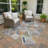 Machine Washable Indoor/Outdoor Lanphear ACN2399 Patchwork Rug-1093332015
