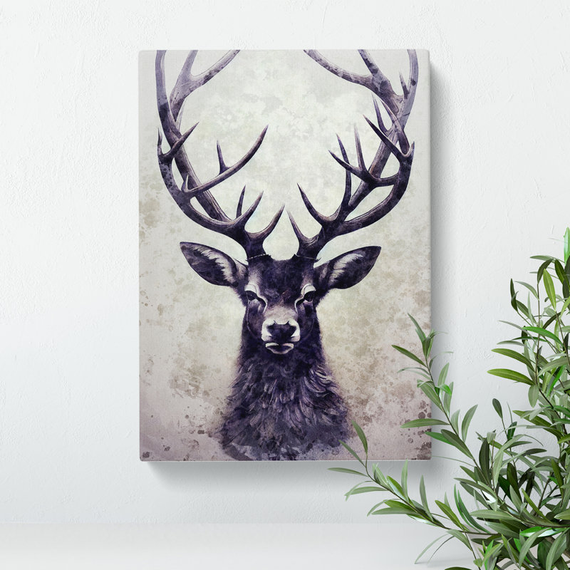View Of The Stag No.7 - Wrapped Canvas, 60cm H x 40cm W x 3cm D