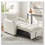 Fauteuil convertible en velours-1930150867