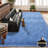 Shag Area Rugs 6x9 ft, Haze Blue Fluffy Rug for Living Room, Non-Slip Shag Carpet for Bedroom Nursery Kids Play Room Dorm Office-1589928958